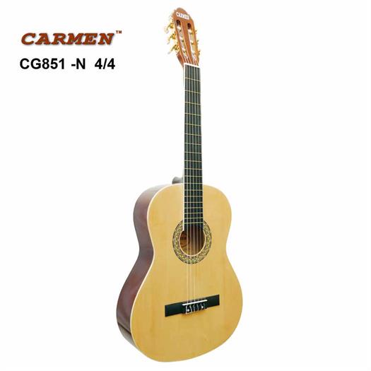 Carmen klassisk spansk guitar i 4/4 str natur