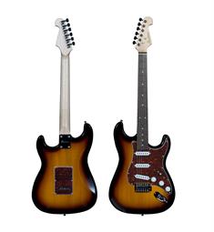 Pearl River Elektrisk Guitar - GST10-SB front og bagside