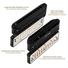 JDR Harmonica – Assassin Blues-mundharmonika design