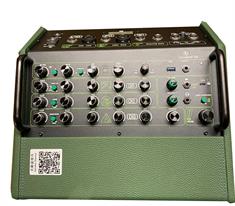 Ellipse 240W batteridreven guitar forstærker og taske - Q2 Grøn bagside2