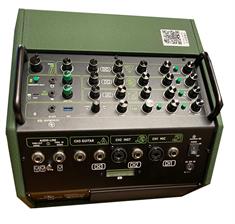 Ellipse 240W batteridreven guitar forstærker og taske - Q2 Grøn bagside