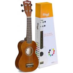Stagg sopran ukulele inkl. sort gigbag
