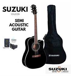 Suzuki Western Guitar i sort - EQ SDG-2CE