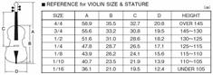 Suzuki Nagoya Violin model NS20-OF size fasit